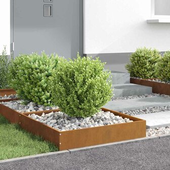 Tuinrand Roestig 60 x 60 x 13 cm Cortenstaal 4