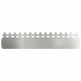 Gazonranden 10 pcs Zilver 103 x 0,05 x 22 cm 2