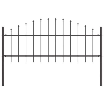 Tuinhek Grijs 170 x 140 cm Gepoedercoat staal 2