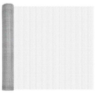Hexagon Hek Zilver 1,2 x 10 m Gegalvaniseerd staal 5