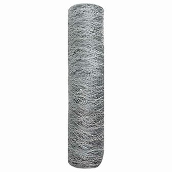 Hexagon Hek Zilver 0,6 x 25 m Gegalvaniseerd staal 6