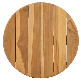 Bijzettafel Bruin 40 x 40 x 41 cm Massief Teakhout 5