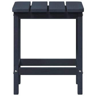 Bijzettafel Marineblauw 38 x 38 x 46 cm Polyetheen 5