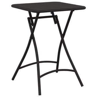 Bistrotafel Antraciet 55 x 55 x 72,5 cm Poedercoating staal 2