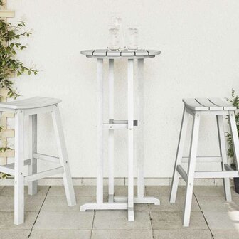 Bartafel Wit 55 x 55 x 107 cm Polyetheen 4