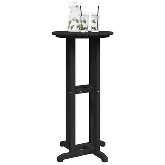 Bartafel Zwart 55 x 55 x 107 cm Polyetheen 3