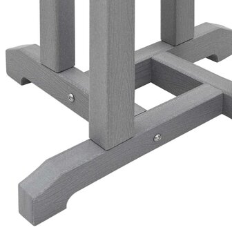 Bartafel Lichtgrijs 55 x 55 x 107 cm Polyetheen 9