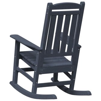 Tuin Schommelstoel Marineblauw 70 x 92 x 108cm HDPE 6