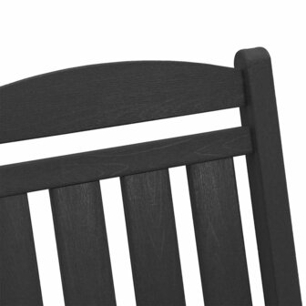 Tuin Schommelstoel Zwart 70 x 92 x 108cm HDPE 9