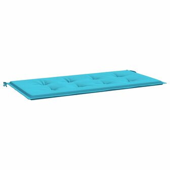 Bankkussen Effen Turquoise 120 x 50 x 3 cm Oxford Stof 2