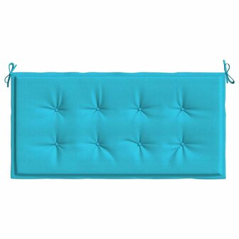 Bankkussen Effen Turquoise 120 x 50 x 3 cm Oxford Stof 6