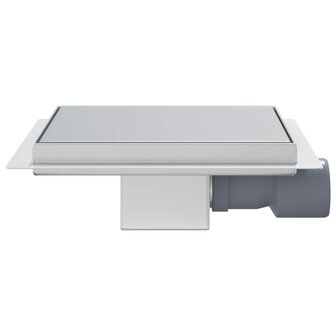 2 in 1 doucheafvoer Zilver 20 x 20 cm Roestvrij staal 304 5