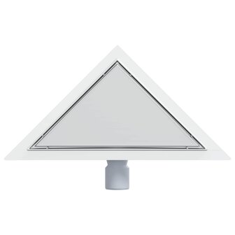 2 in 1 Driehoek Doucheafvoer Zilver 25 x 25 cm 7