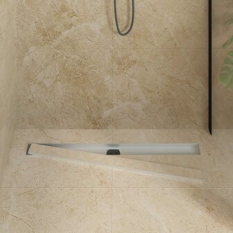 Doucheafvoer 2-in-1 met 360&deg; Sifon Zilver 90 cm 3