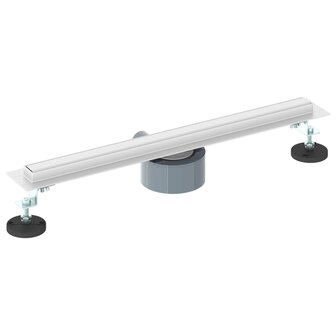 360&deg; Doucheafvoer Met Slank Model Zilver 50 cm 6