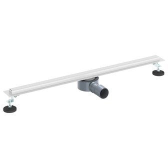 360&deg; Doucheafvoer Met Slank Model Zilver 80 cm 2