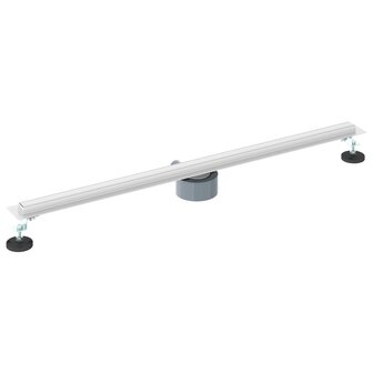 360&deg; Doucheafvoer Met Slank Model Zilver 90 cm 6