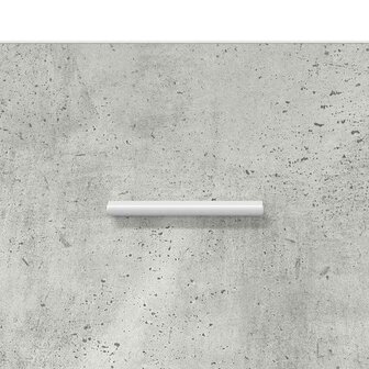 Wastafelkast met opslag met de deur Beton Grijs Bewerkt hout 9