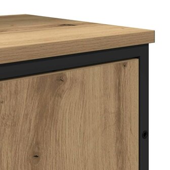 Badkamermeubelset Wandgemonteerd 2 pcs Bruin Bewerkt hout 9