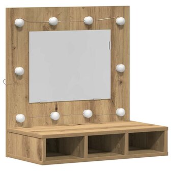 Spiegelkast Artisan Eiken 60 x 31,5 x 62 cm Bewerkt hout 2