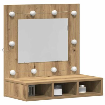 Spiegelkast Artisan Eiken 60 x 31,5 x 62 cm Bewerkt hout 3