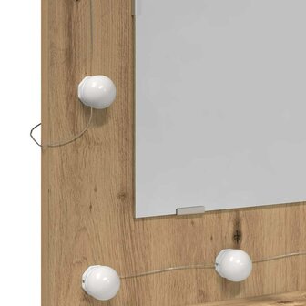 Spiegelkast Artisan Eiken 60 x 31,5 x 62 cm Bewerkt hout 9
