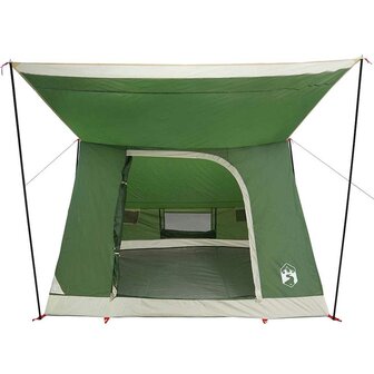 Camping Tent met dak met opslag Groen 223 x 163 x 130 cm taft 4