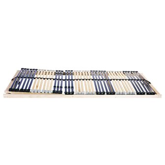 Lattenbodem Bruin 80 x 190 cm Massief beukenhout 2