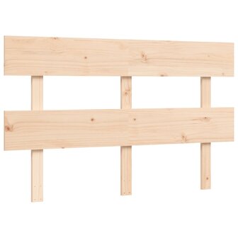 Seniorenbed met hoofdbord massief hout 120x200 cm 8