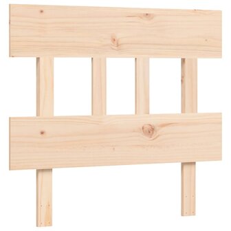 Seniorenbed met hoofdbord massief hout 8