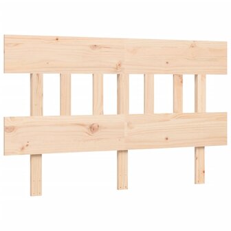 Seniorenbed met hoofdbord massief hout 120x200 cm 8