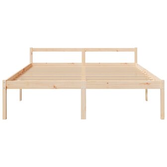 Seniorenbed massief grenenhout 200x200 cm 4