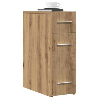 Apothekerskast artisanaal eikenkleurig 20 x 45.5 x 60 cm 3
