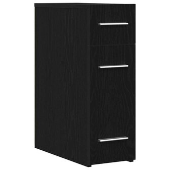 Apothekerskast Zwart eiken 20 x 45.5 x 60 cm Bewerkt hout 2