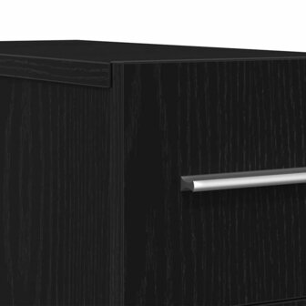 Apothekerskast Zwart eiken 20 x 45.5 x 60 cm Bewerkt hout 9