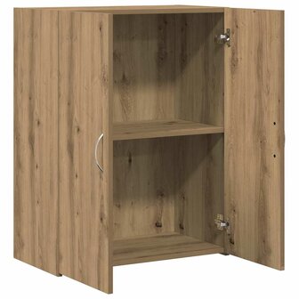 Kantoorkast met plank Oudhout 70 x 32 x 77.5 cm Bewerkt hout 5