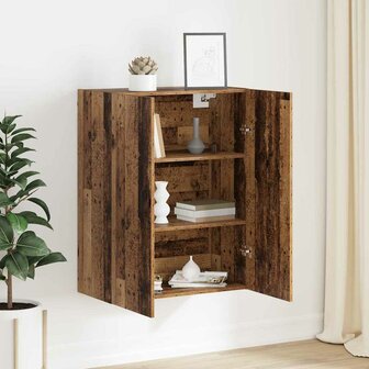 Opbergkast Wandgemonteerd Oud hout 69,5 x 34 x 90 cm 4