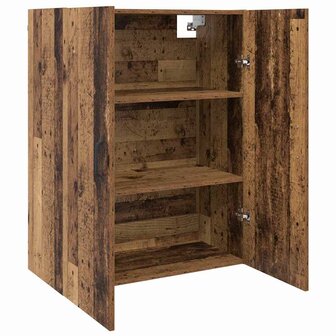 Opbergkast Wandgemonteerd Oud hout 69,5 x 34 x 90 cm 5