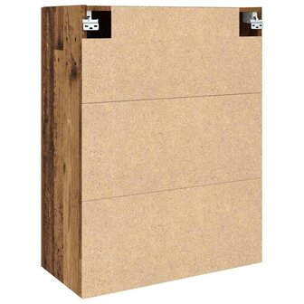 Opbergkast Wandgemonteerd Oud hout 69,5 x 34 x 90 cm 8