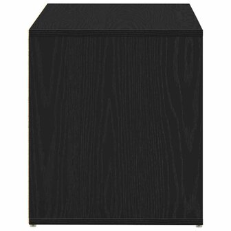 Bank met lade met opslag Zwart 80 x 40 x 45 cm Bewerkt hout 8
