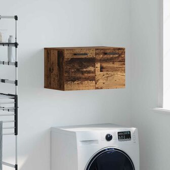 Wandkast Wandgemonteerd Oudhout 60 x 36,5 x 35 cm Bewerkt hout 1