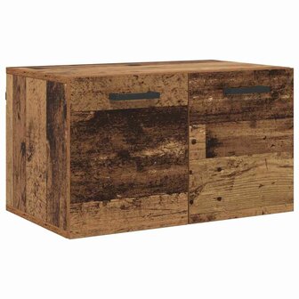 Wandkast Wandgemonteerd Oudhout 60 x 36,5 x 35 cm Bewerkt hout 2