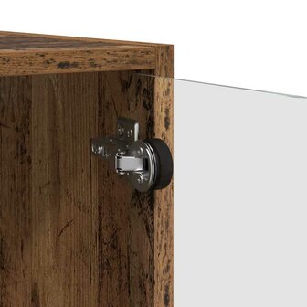 Wandkast Wandgemonteerd Oud Hout 68 x 37 x 35 cm Bewerkt hout 9