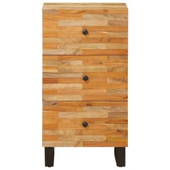 Bijzetkast met lade Bruin 40 x 33,5 x 75 cm Massief Mango Hout 3
