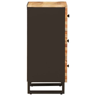 Bijzetkast met lade Bruin 40 x 33,5 x 75 cm Massief Mango Hout 4