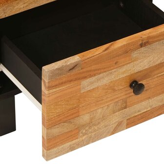 Bijzetkast met lade Bruin 40 x 33,5 x 75 cm Massief Mango Hout 7