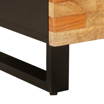 Bijzetkast met lade Bruin 40 x 33,5 x 75 cm Massief Mango Hout 8