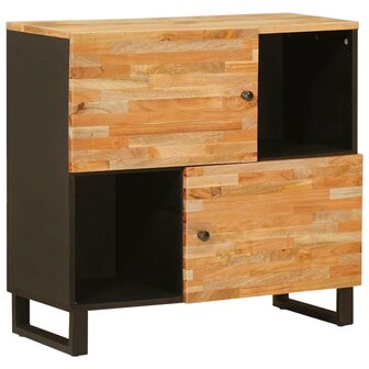 Bijzetkast Bruin 80 x 33,5 x 75 cm Massief Mango Hout 1