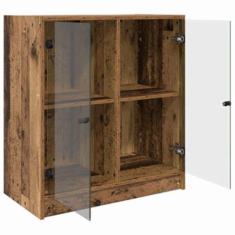 Bijzetkast Oud Hout 68 x 37 x 75,5 cm Bewerkt hout 5