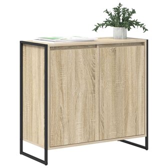 Bijzetkast Sonoma 79 x 36 x 75 cm Bewerkt hout 3